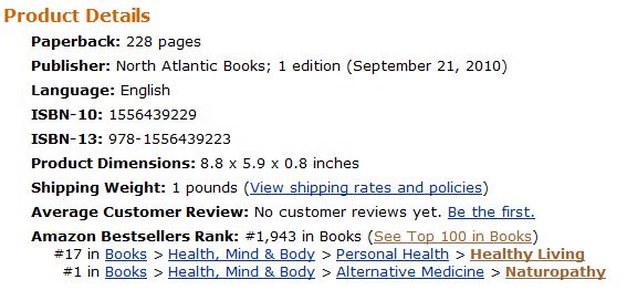 Maximum Healing on Amazon Top Seller List